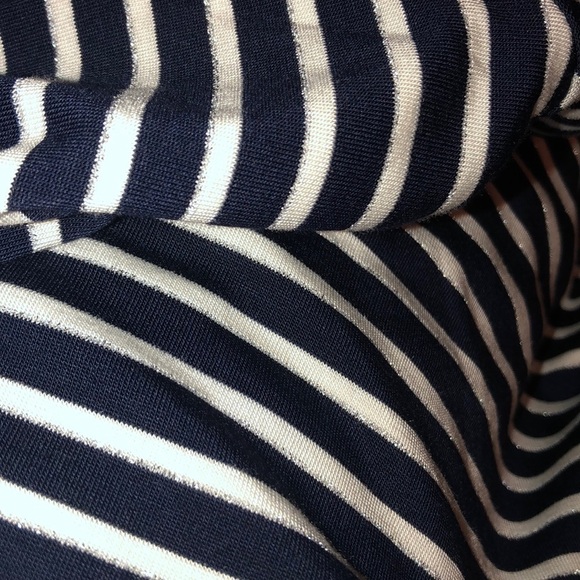 cable & GAUGE striped blouse with silver shine - Picture 4 of 5